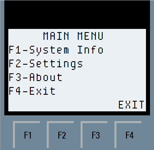 Fig 9: Main Menu