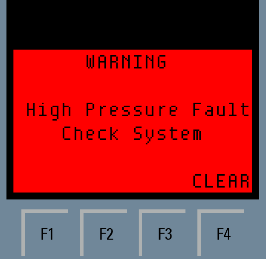Fig 20: System Pressure Limit Exceeded