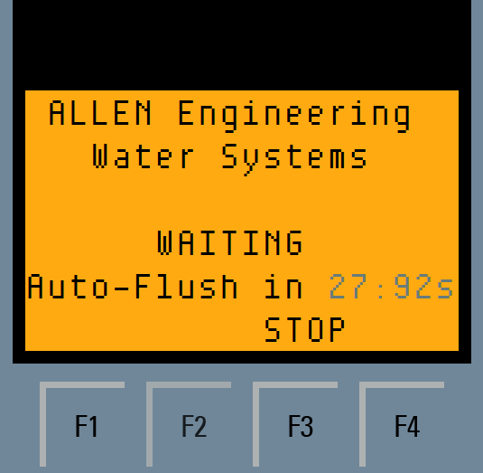 Fig 7: Auto-Flush Waiting After “Run Mode”