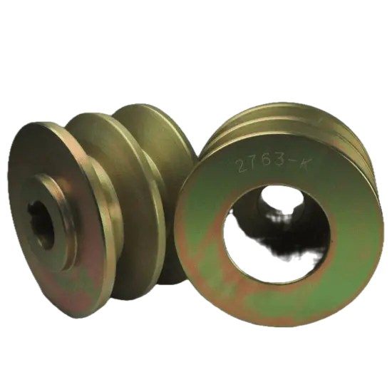 Balmar Pulley, Dual Groove 2.7 x 5/8" V, 17 mm Bore, 2763