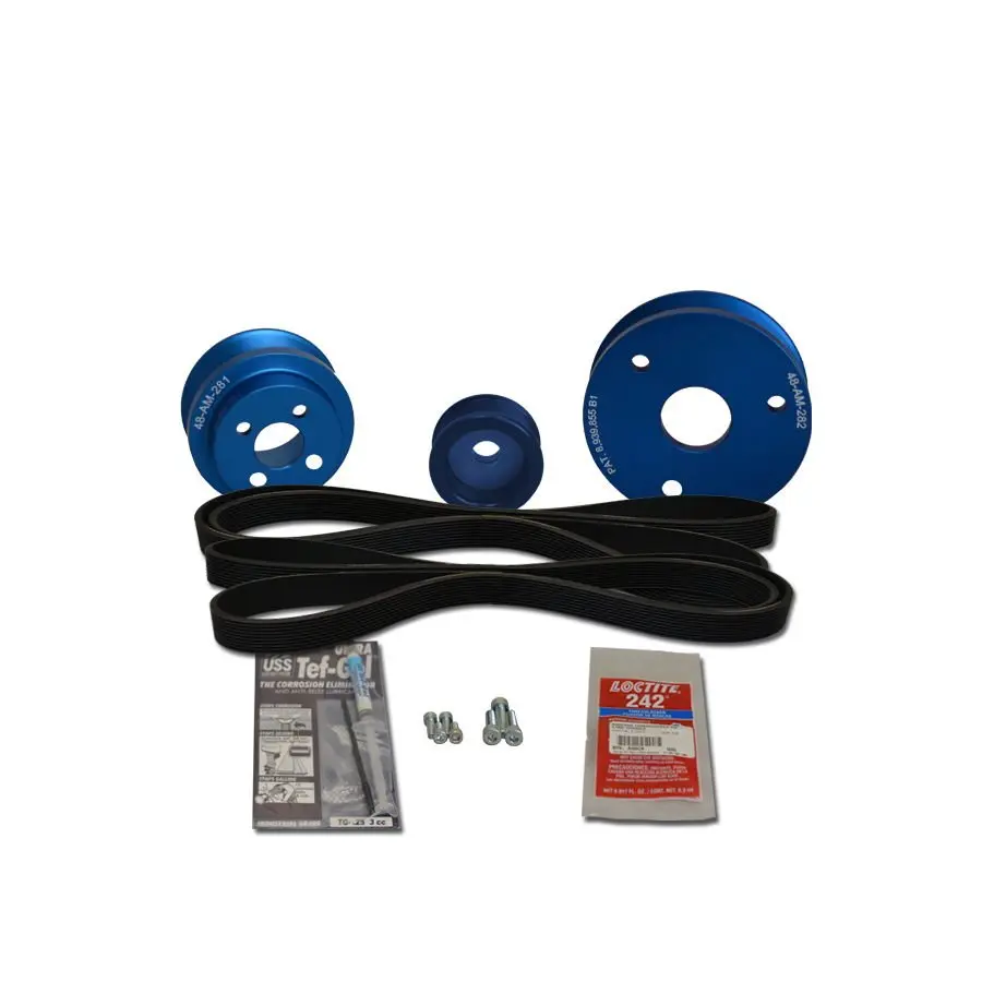 AltMount Serpentine Pulley Kit - Perkins Perama M20, M25, M30, Volvo Penta MD2030