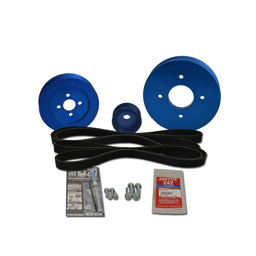[BAL-48-YSP-3GM-B] AltMount Serpentine Pulley Kit - Yanmar 2GM20-F, 3GM30-F, 3GM-F