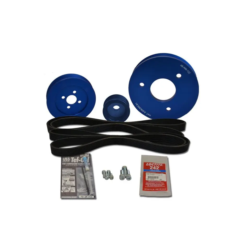 [BAL-48-YSP-3HM-B] AltMount Serpentine Pulley Kit - Yanmar 3HM35-F, 3HM-F