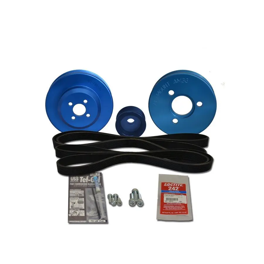 [BAL-48-YSP-3JH-A] AltMount Serpentine Pulley Kit - Yanmar 3JH5, 3JH4-E, 4JH4-E, 4JH5, 4JH5-E