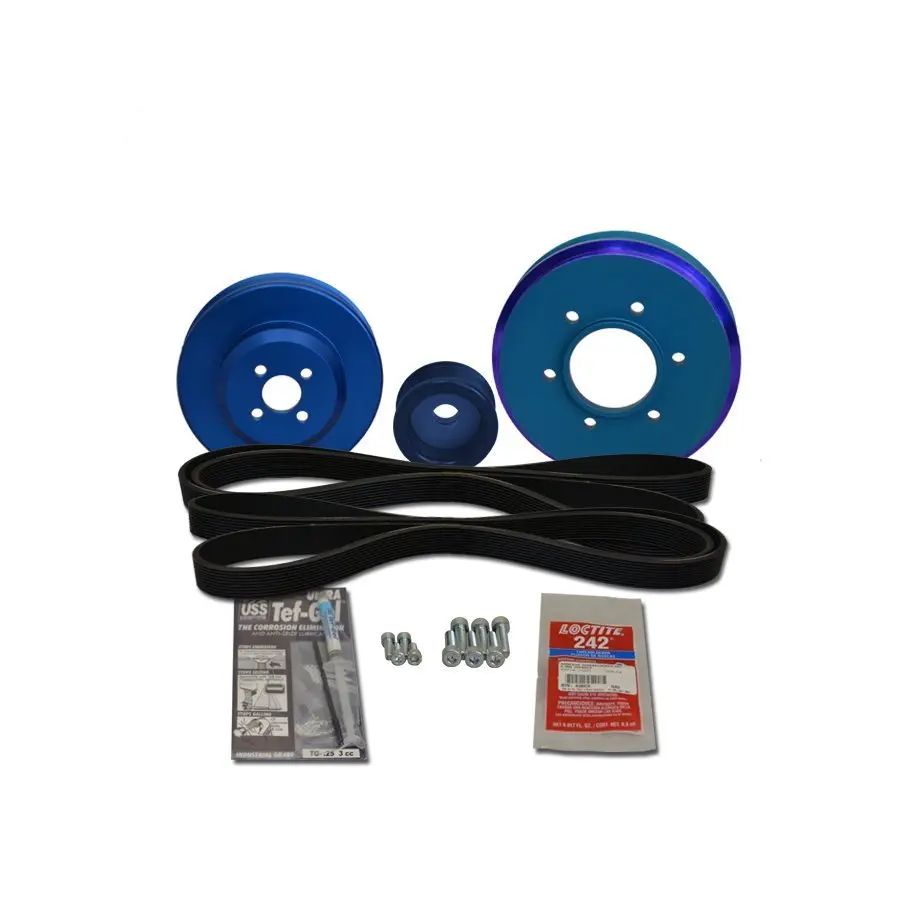 [BAL-48-YSP-4JH-B] AltMount Serpentine Pulley Kit - Yanmar 4JH4-HTE, 4JH4-TE, 4JH4-DTE