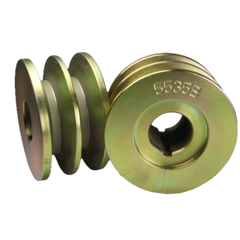 Pulley, Dual Groove 2.7 x 1/2" V, 7/8" Bore, 5535-B