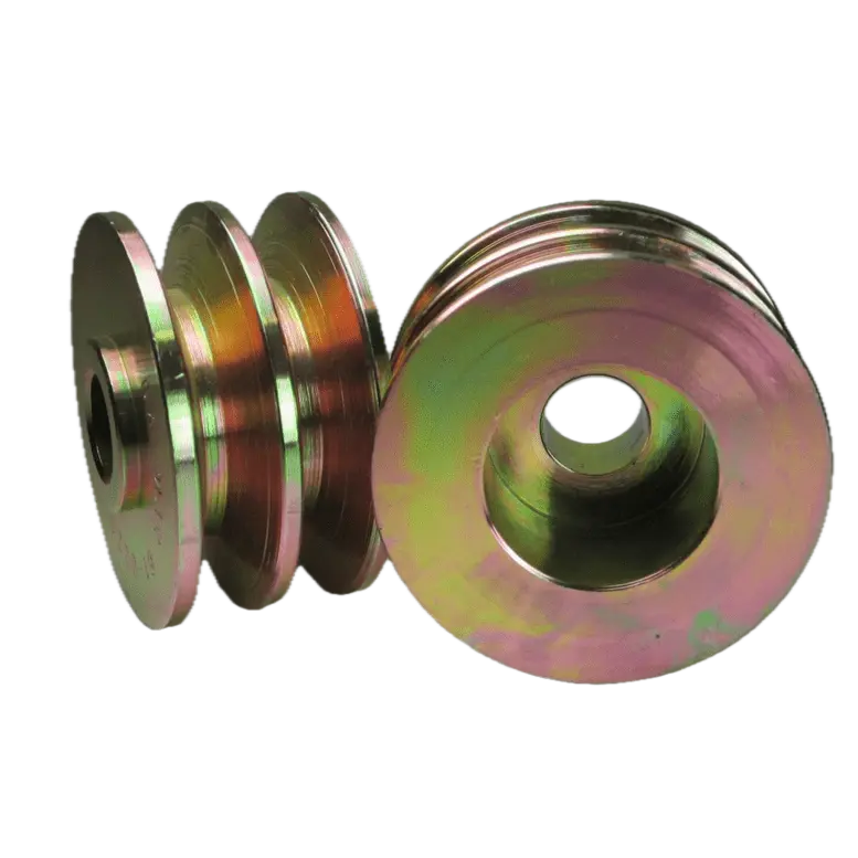 Pulley, Dual Groove 2.7 x 1/2" V, 17 mm Bore, 61-0020