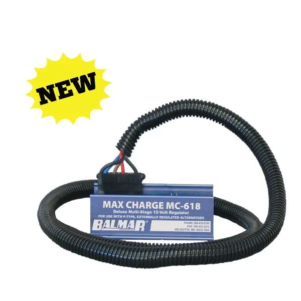 Balmar MaxCharge MC-618 12V Voltage Regulator w/Harness
