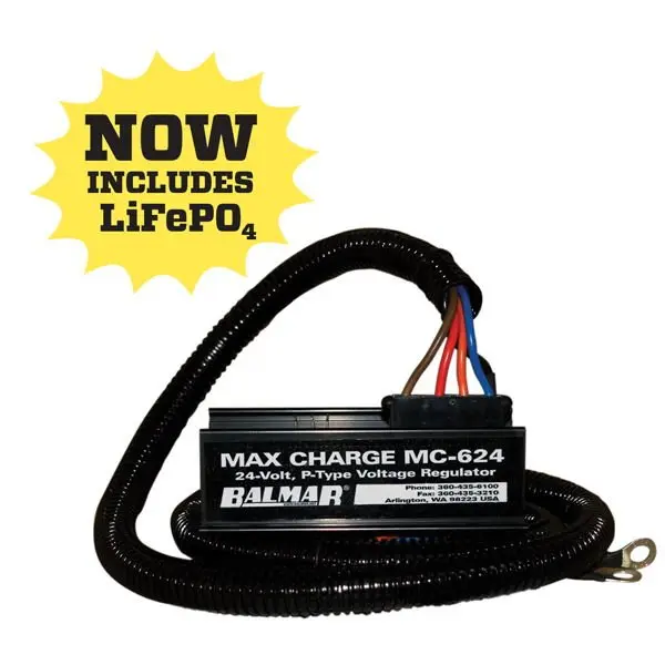 Balmar MaxCharge 24V Multi-Stage Marine Voltage Regulator w/Harness