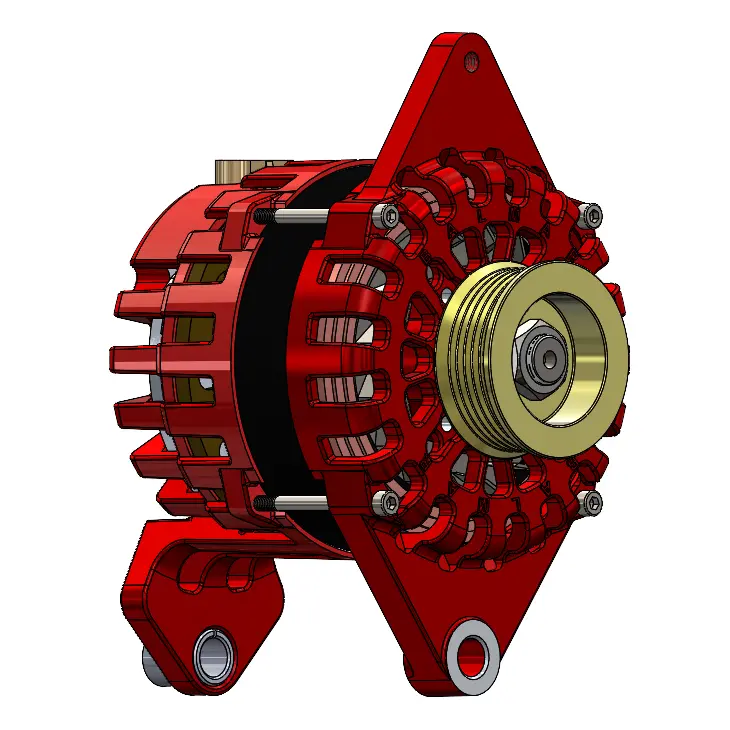 [BAL-XT-DF4-170-K6] Balmar XT-Series Marine Alternator, 12 V, 170 Amp, J-180 Mount