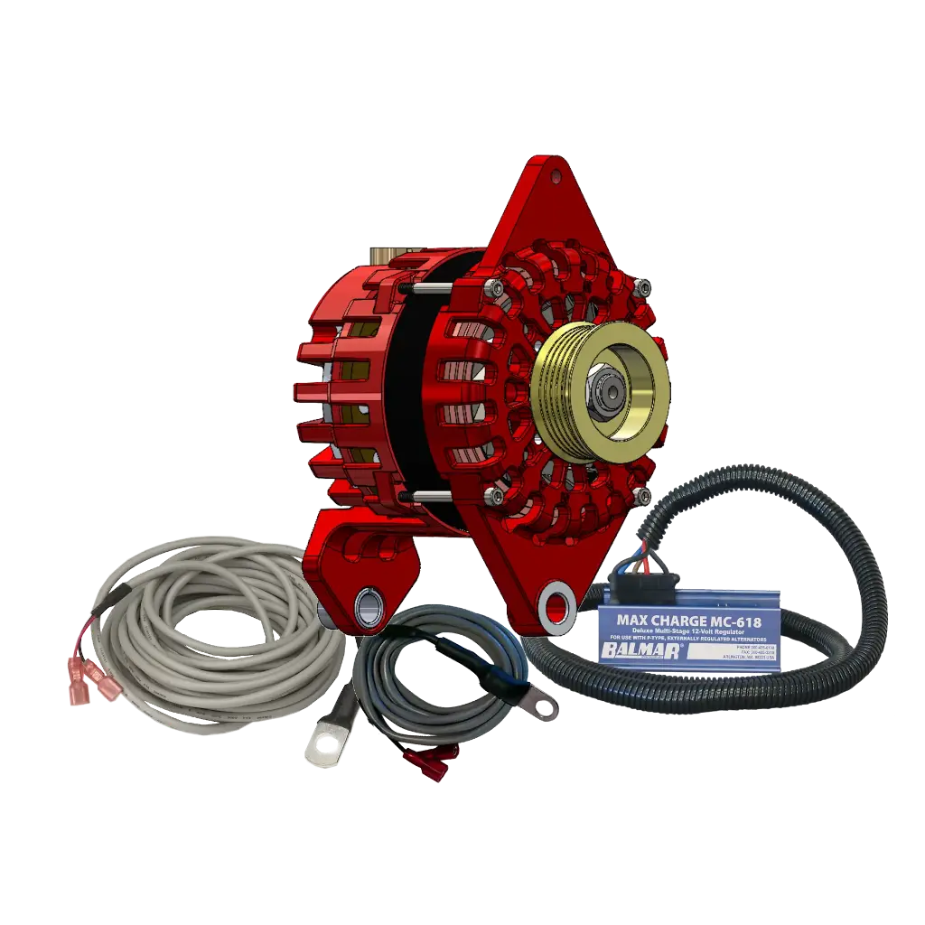 XT-Series Alternator Kit w/MaxCharge, 12V, 170A, J-180
