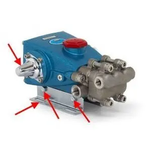 Mounting Rails and Shaft Cover Kit for CAT 3FR Pumps