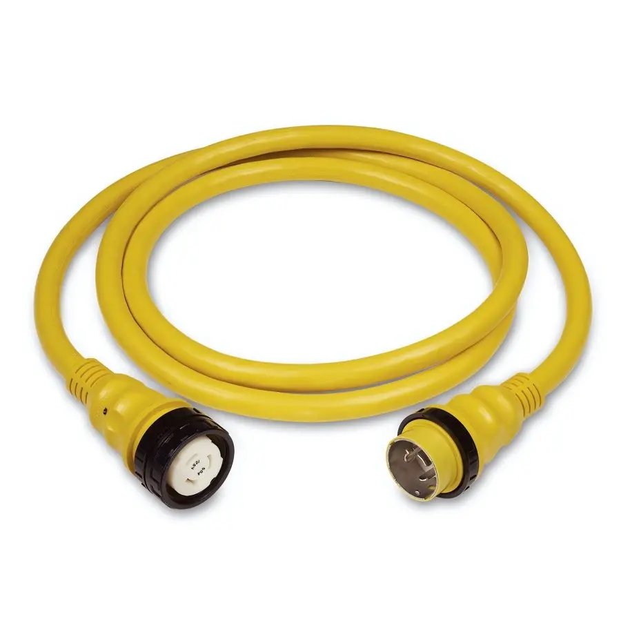 [MCO-6152SPP-25] Shore Power Cord, 50 Amp 125/250 Volt x 25 Feet, Yellow, Marinco