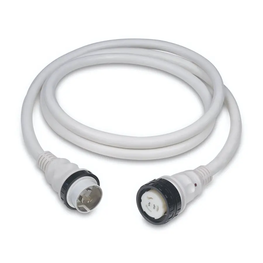 [MCO-6152SPPW] Shore Power Cord, 50 Amp 125/250 Volt x 50 Feet, White, Marinco