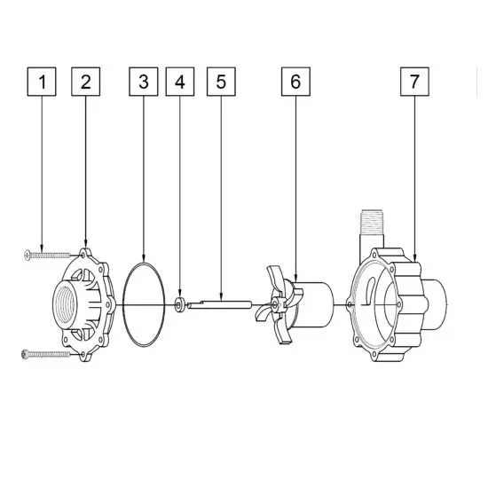 [MAR-TE-5C-MD-WEK] Wet End Pump Head Kit, MARCH Pump, TE-5C-MD