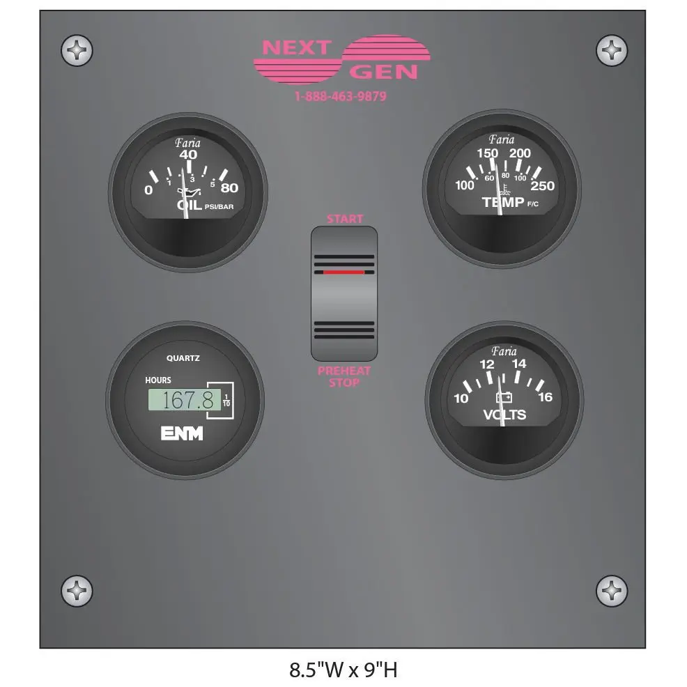 [NGP-PANEL4] Next Gen 4-Gauge Remote Control Panel