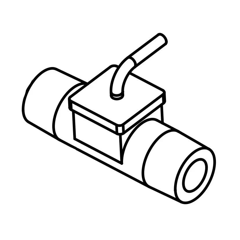 [PWP-11026920AO] Flow Meter, In-Line, .53-7.9 GPM, Sea Recovery AQM AQMII, 11026920AO