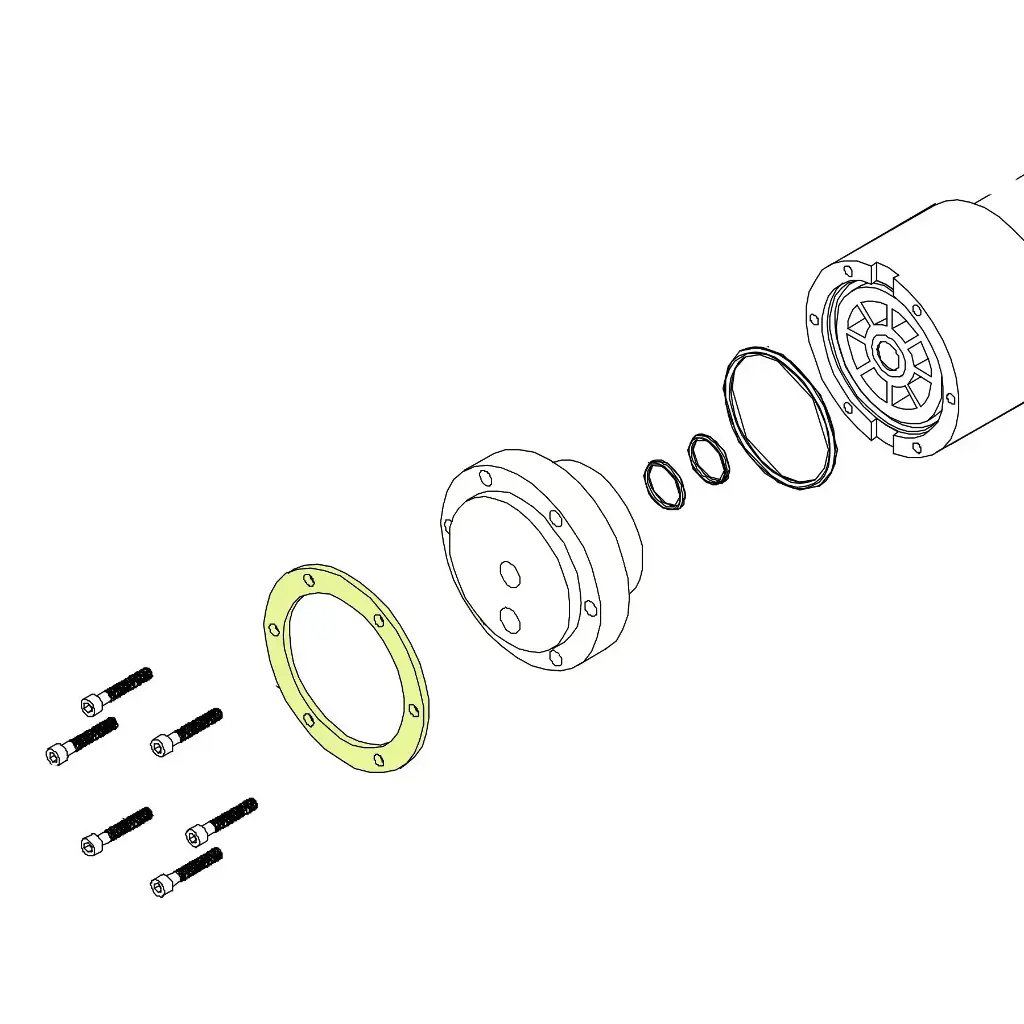 Parker Village Marine Backup Ring, 2.5" End Plug