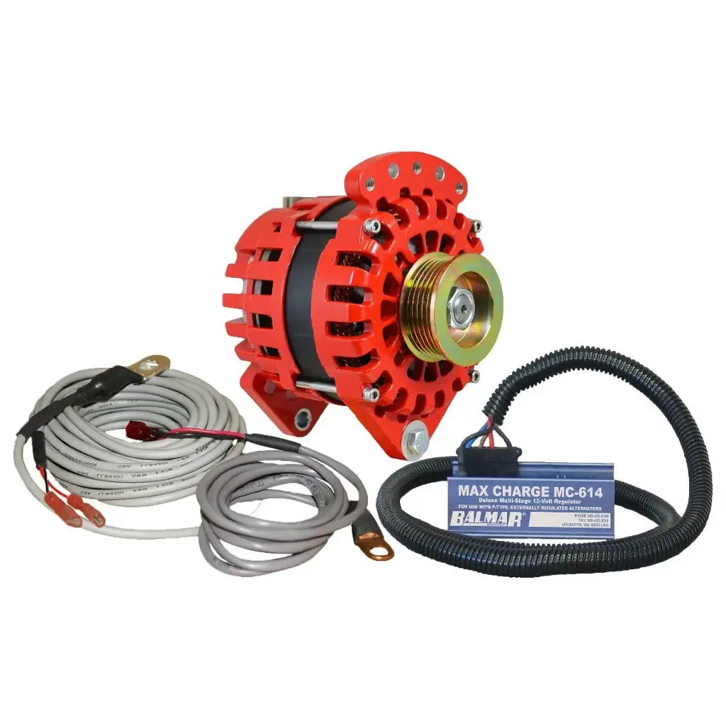 [BAL-XT-CR-170-K6-KIT] Balmar XT-Series Alternator Kit, 12V, 170A, Yanmar Common Rail (K-6 Serpentine (-K6))