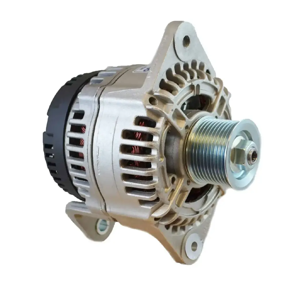 Balmar 96-Series Marine Alternator, 48 V, 100 Amp, Saddle Mount 4", K-8 Pulley