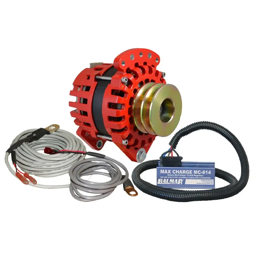 [BAL-XT-DF-170-DV-KIT] XT-Series Alternator Kit w/MaxCharge, 12V, 170A, Hitachi Mount (Dual V Groove (-DV))