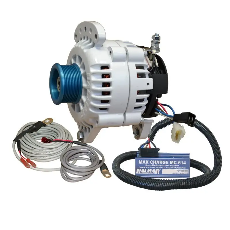 Balmar 6-Series Alternator Kit w/MaxCharge, 12V, 120A, 3.15"