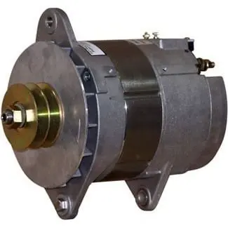 Balmar 97EHD-Series Marine Alternator, 24 V, 190 Amp, Saddle Mount 4", Dual V Pulley, Iso Ground