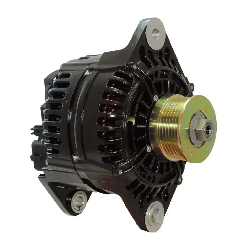 [BAL-97XD-24-120-IG] Balmar 97XD-Series Marine Alternator, 24 V, 120 Amp, Saddle Mount 4", K-6 Pulley, Iso Ground (K-6 Serpentine (-K6))