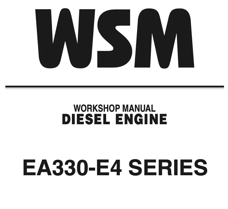 [NGP-EA330M] NextGen 3.5 Engine Shop Manual - Kubota EA330