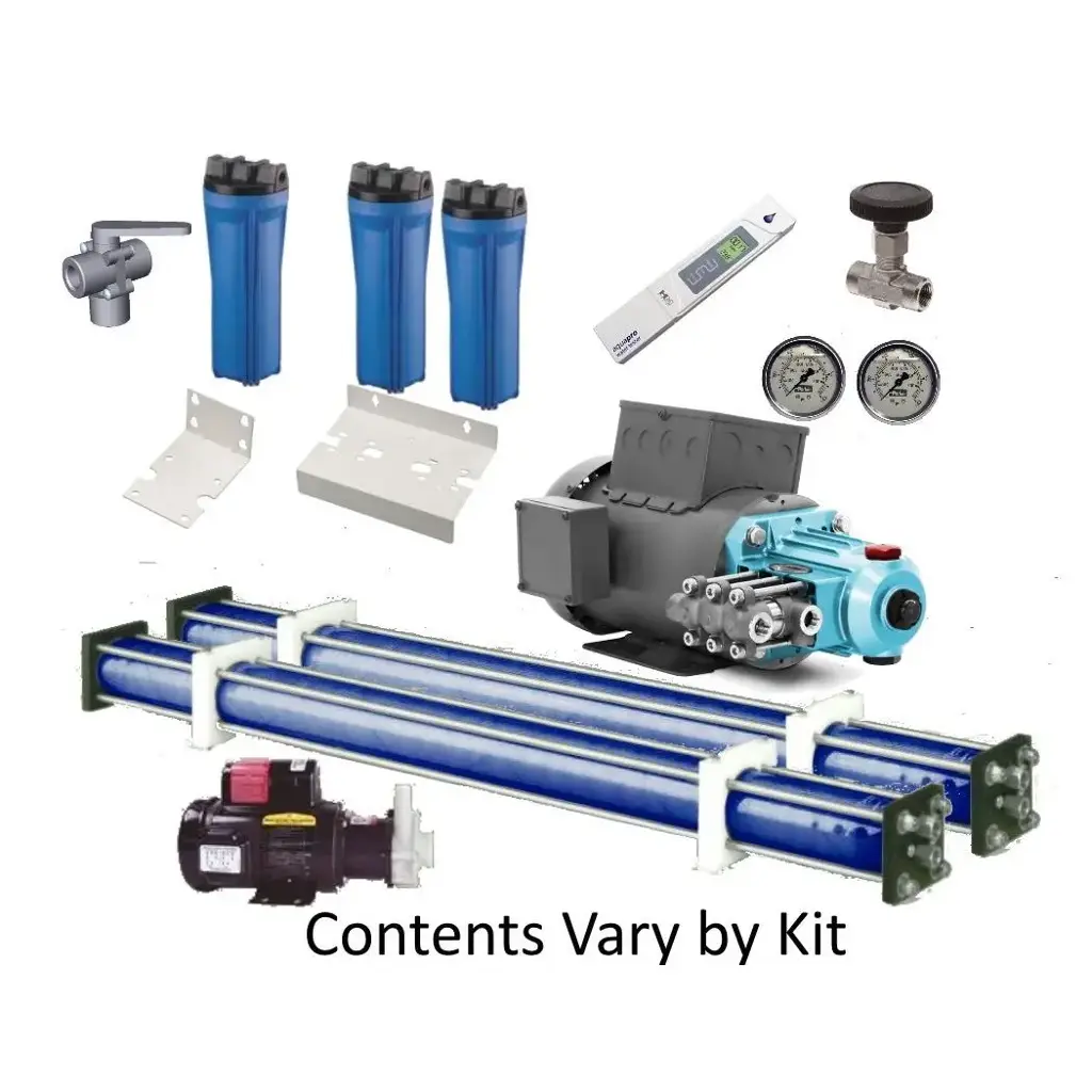[WMK-0180-AC] Watermaker Kit, 180 GPD, 120 VAC
