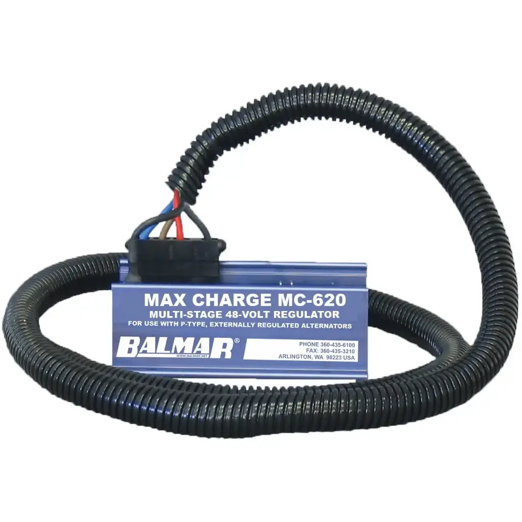 Balmar MaxCharge 48V Multi-Stage Marine Voltage Regulator w/Harness
