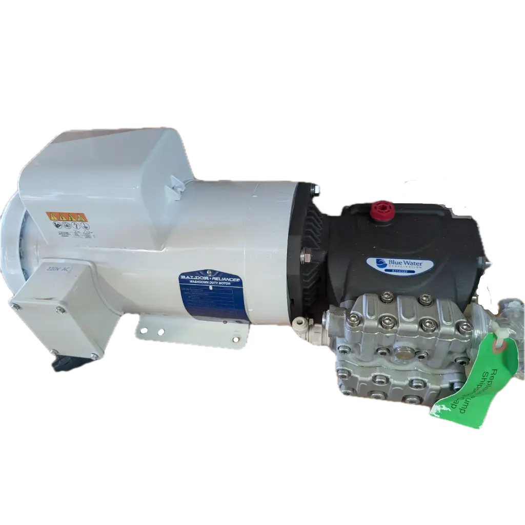 High-Pressure RO Pump & Motor, 4.2 GPM General Pump (EWM, LH), with 2.5 HP Motor