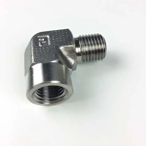 Parker Street Elbow, 316SS, 1/4 MNPT x 1/4 FNPT