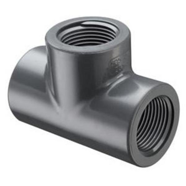 Female Tee, PVC, 1/2" NPT