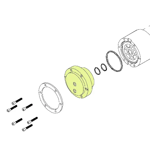 [VMT-32-2513] Village Marine 2.5" End Plug, 1/4" NPT Ports, 32-2513